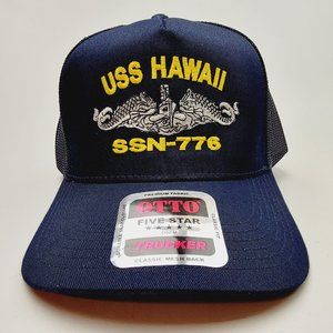 USS HAWAII SSN-776 Hat Embroidered Baseball Hat